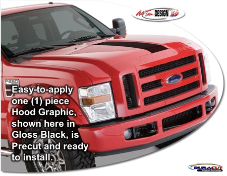 Hood Enhancement Graphic Kit 3 for Ford Super Duty Pickup