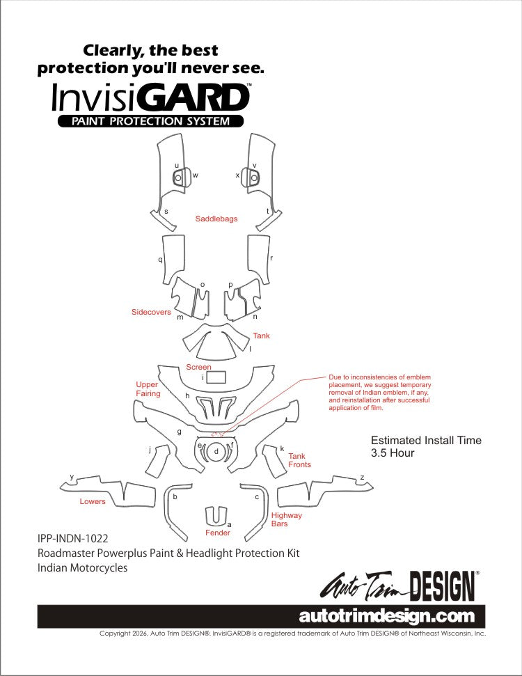 Kit de protección de plástico InvisiGARD para Kawasaki Ninja 650 (2020-2025)