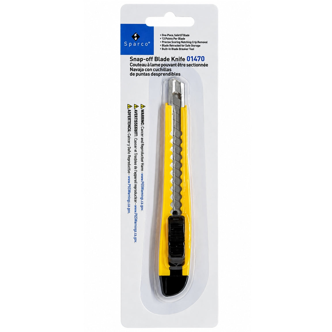 Clip de acero inoxidable con bloqueo automático para cuchillas multiusos NT Cutter PRO (A-1P-E)