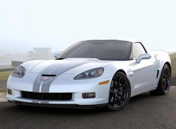 Rally Stripe Kit 7 — Chevrolet C6 Corvette Grand Sport & Z06 Coupe | 60th Anniversary Replica - Pearl Silver Blue