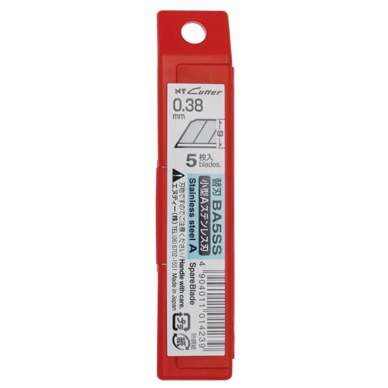 Cuchillo multiusos de acero inoxidable con bloqueo automático NT Cutter PRO (A-1P) de 9 mm