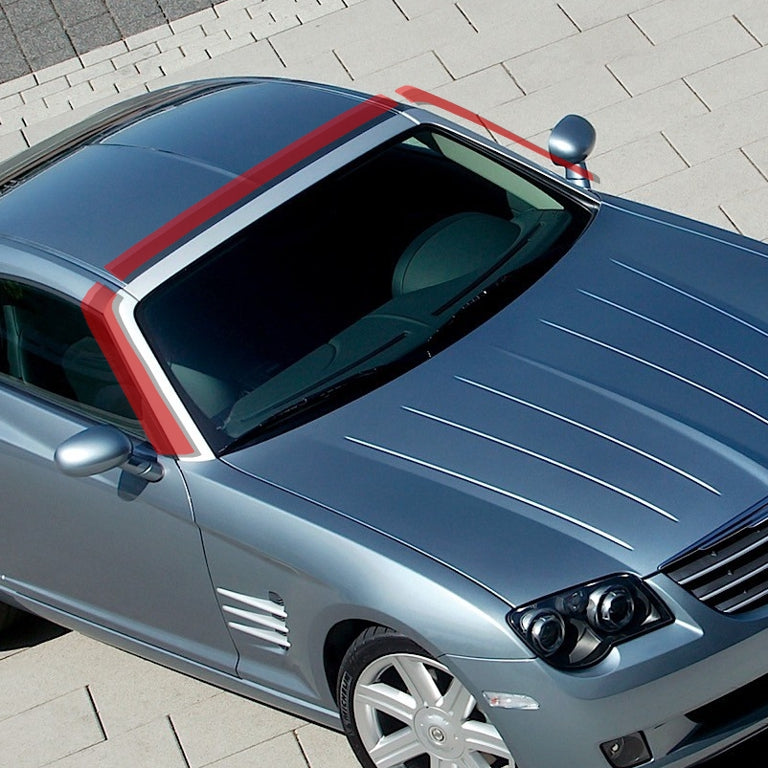 Windshield Trim Protection Kit for 2004-2008 Chrysler Crossfire – Clear PPF