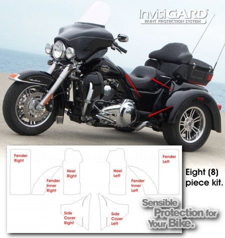 InvisiGARD® Plastic Protection Kit for Harley-Davidson Tri Glide Trike - 2009-2010