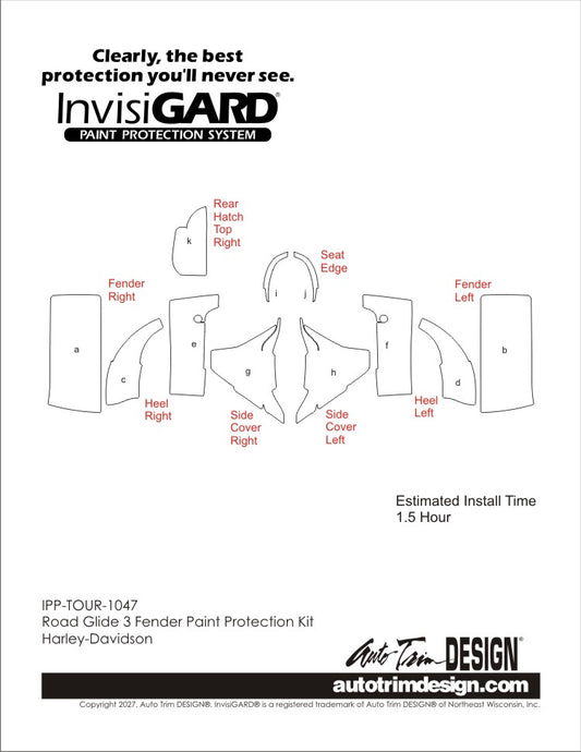 Kit de protección de plástico InvisiGARD para Kawasaki Ninja 650 (2020-2025)