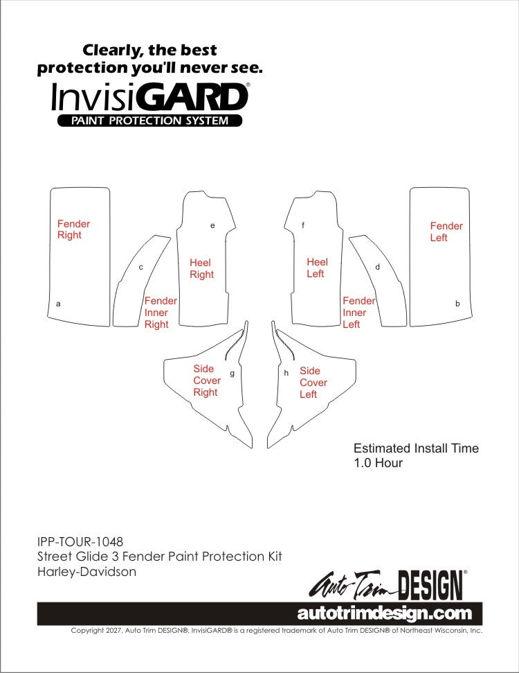 Kit de protección de plástico InvisiGARD para Kawasaki Ninja 650 (2020-2025)