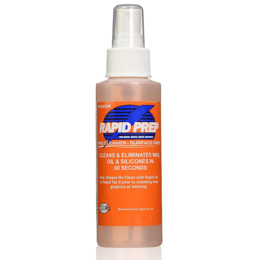 Rapid Tac Rapid Prep Pre-Cleaner & Surface Prep – 4 oz / 32 oz