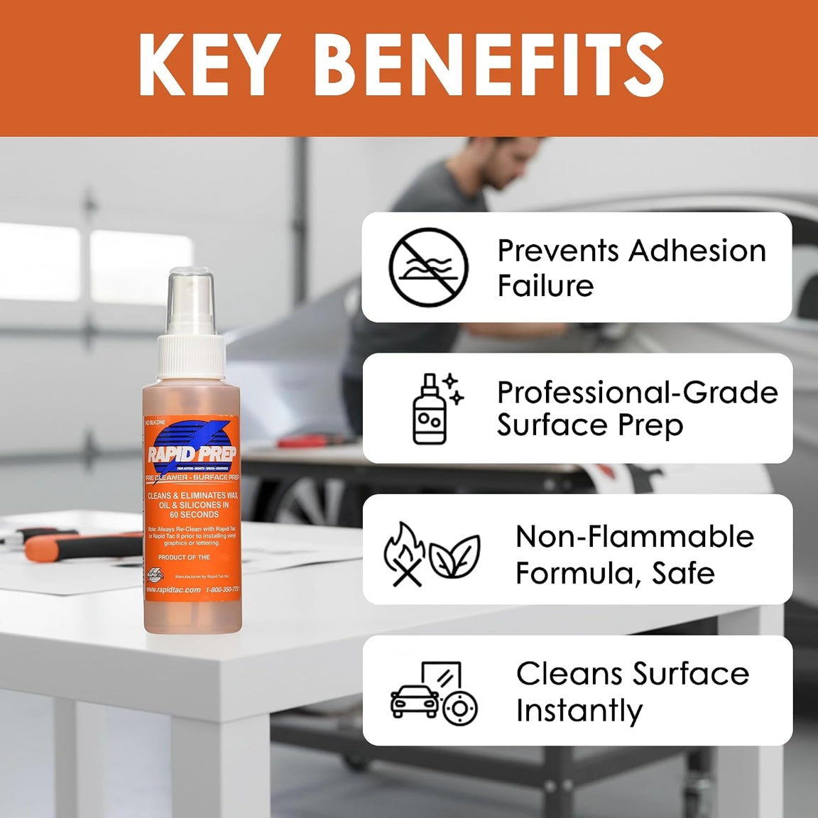 Rapid Prep Pre-Cleaner & Surface Prep – 4 oz / 32 oz
