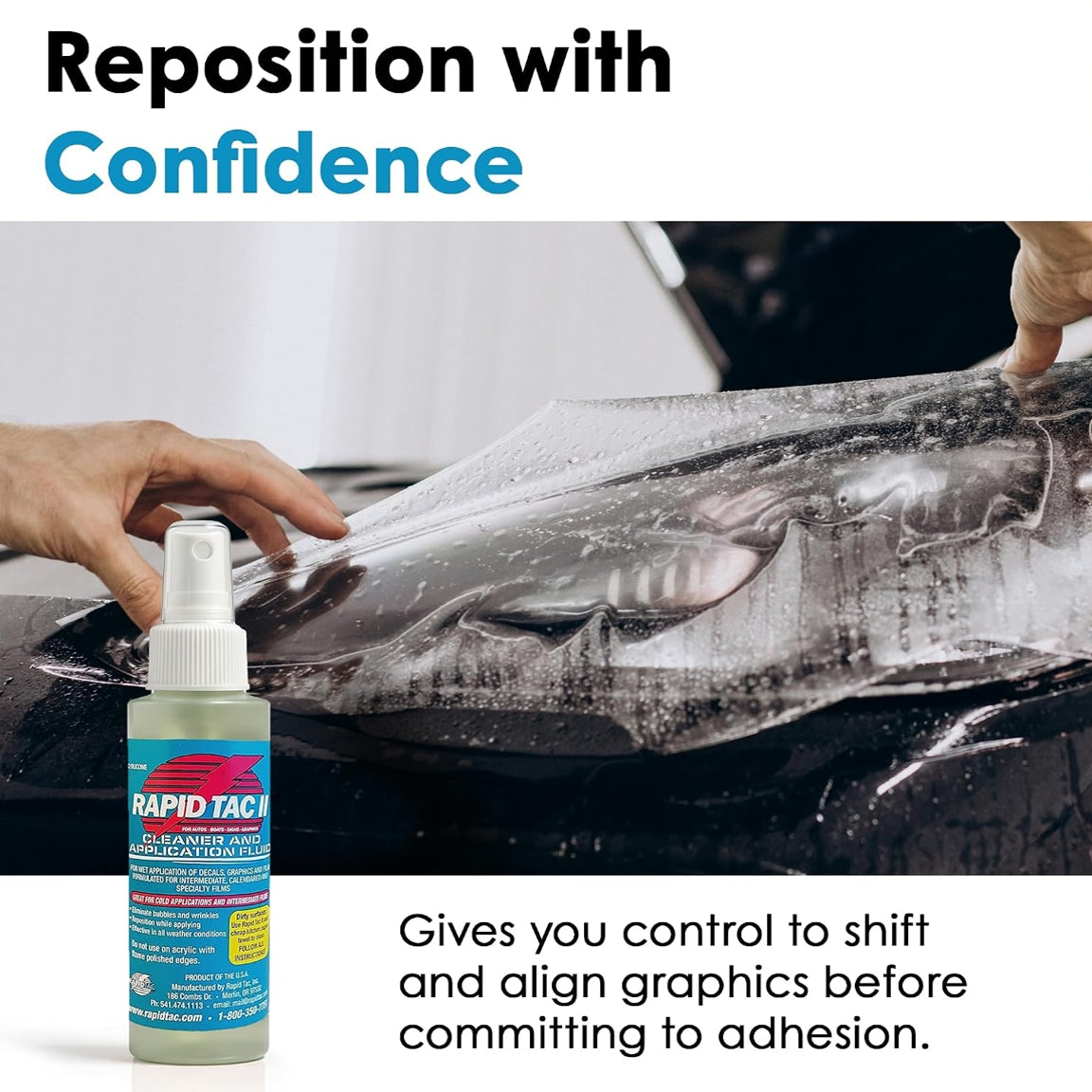 Rapid Tac II Vinyl Application Fluid – 4 oz / 32 oz